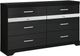 Signature Design by Ashley® Starberry 5-Piece Black King Storage Panel Bed Set-2