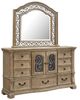 Magnussen Home® Marisol Graphite Dresser and Shaped Mirror-0