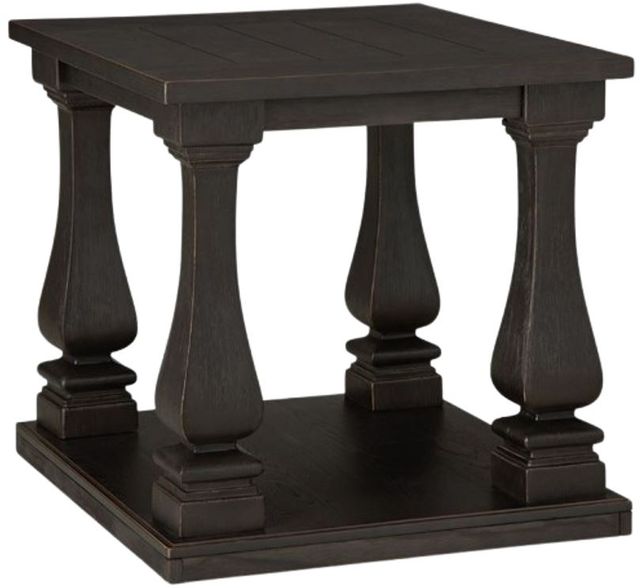 Signature Design by Ashley® Wellturn French Black End Table-0
