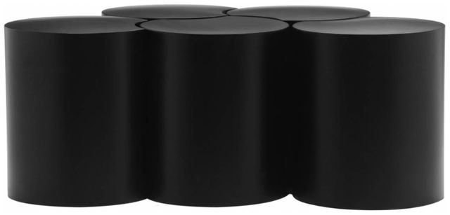 Meridian Furniture Dimple 5-Piece Matte Black 18" Modular Nesting Coffee Table Set-0