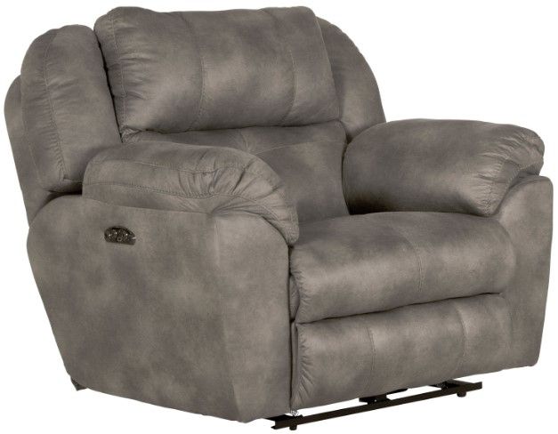 Catnapper® Ferrington Steel Power Headrest Power Lay Flat Recliner-0