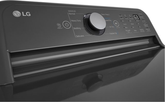 Clearance LG 7.3 Cu. Ft. Middle Black Front Load Electric Dryer-2