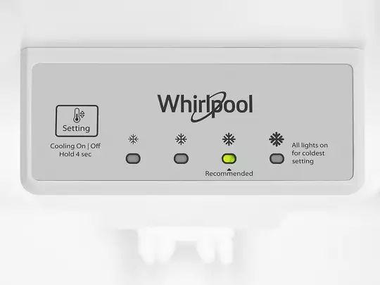 Whirlpool® 28 in. 16.3 Cu. Ft. Black Top Freezer Refrigerator-4