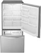 Whirlpool® Gold® 33" 22.1 Cu. Ft. Stainless Steel Bottom Freezer Refrigerator with SpillGuard™ Glass Shelves-1