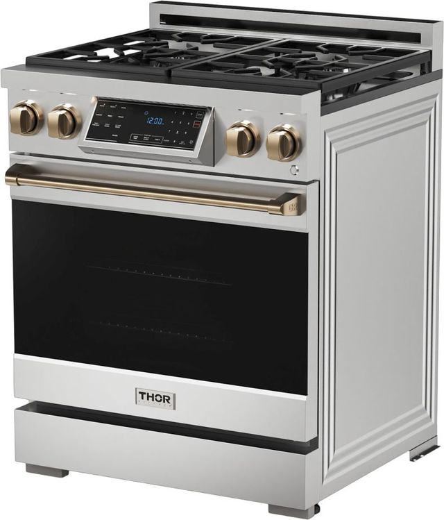 Thor Kitchen® Gordon Ramsay Series 30" Stainless Steel Pro Style Gas Range-2
