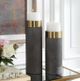 Uttermost® Wessex 2-Piece Gray Candleholder Set-1