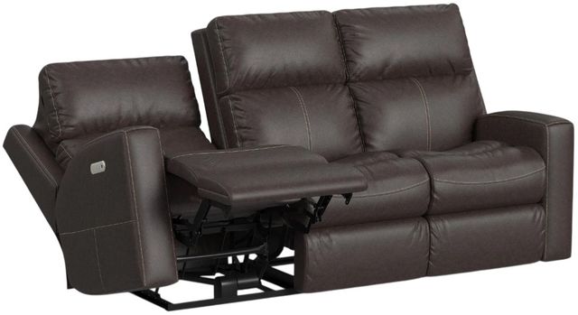 Flexsteel® Customizable Score Leather Power Reclining Sofa with Power Headrests and Lumbar-1