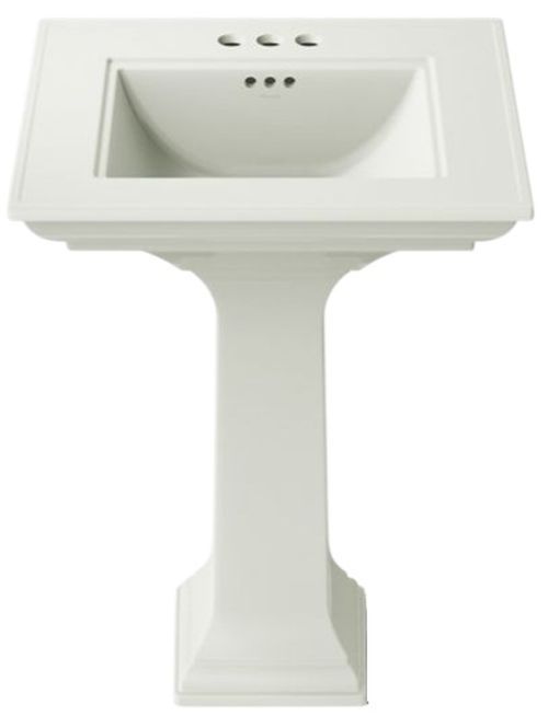 Kohler Memoirs® Stately Dune 25" Centerset Rectangular Pedestal Bathroom Sink-1