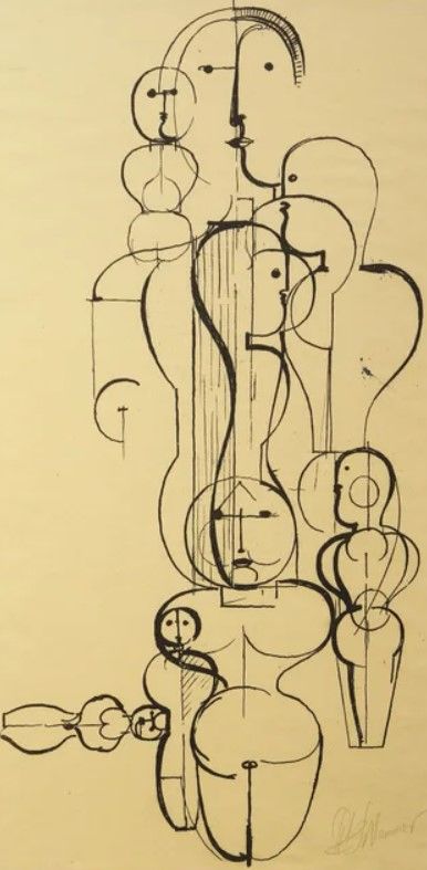 Stylecraft Abstract Figures Wall Art-2