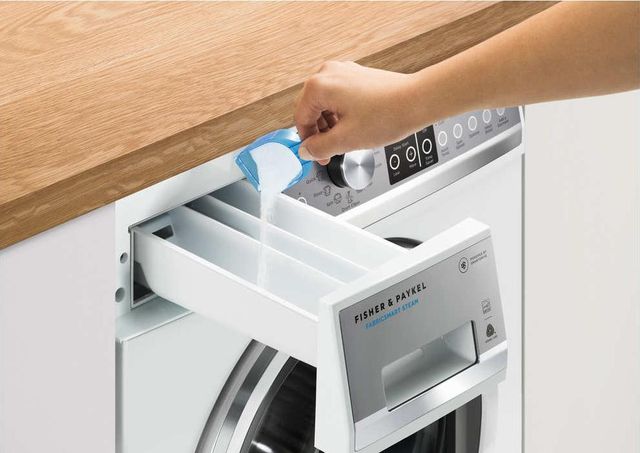 Fisher Paykel WashSmart™ 2.4 Cu. Ft. White Front Load Washer-7
