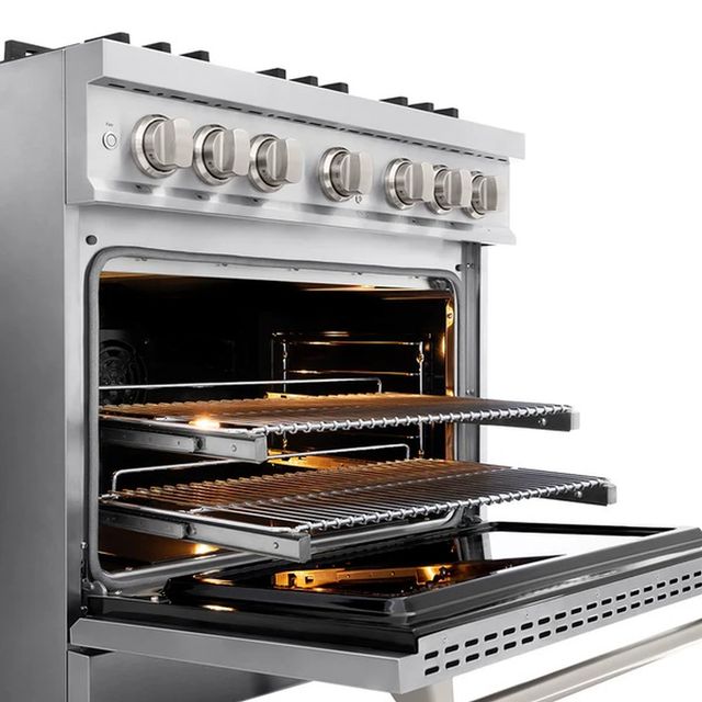 ZLINE 36" 5.2 cu. ft. Dual Fuel Range with 6 Burner DuoPro™ Cooktop and Electric Convection Oven in Stainless Steel-1