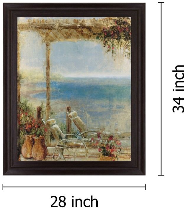 Classy Living Coastal Retreat View Wall Art-1