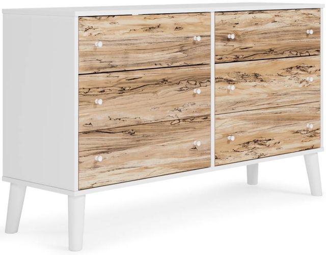 Signature Design by Ashley® Piperton 4-Piece White Queen Platform Bed Set-2
