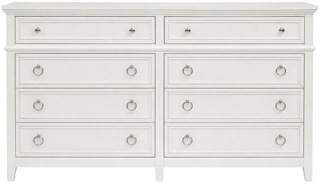 Magnussen Home® Juniper Hill Whisper White Double Drawer Dresser-2