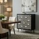 Crestview Collection Capella Black/Cream Accent Cabinet-1