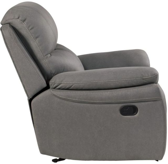 Homelegance® Longvale Gray Glider Reclining Chair-1