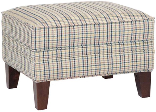Marshfield Furniture Bex Beige/Blue Ottoman-0
