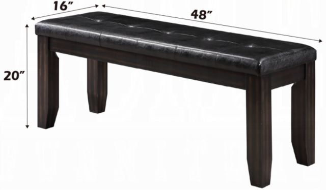 ACME Furniture Urbana Black/Espresso Bench-2