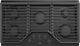 GE® 36" Black Built-In 5-Burners Gas Cooktop-0