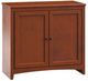 Whittier Wood® Furniture Customizable McKenzie 36" Wide Alder Cabinet and Hutch-2