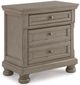 Signature Design by Ashley® Lettner 6-Piece Light Gray Queen Storage Sleigh Bed Set-5