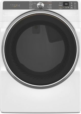 Whirlpool® 7.4 Cu. Ft. White Front Load Gas Dryer