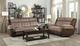 Homelegance® Chai Two-Tone Double Manual Reclining Sofa-5