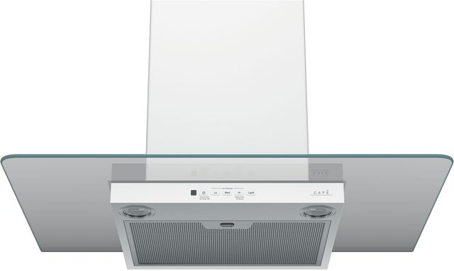 Café™ 30" Matte White Wall Mounted Range Hood-1