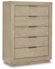 Millennium® by Ashley® Hennington Complex Bisque Chest-0