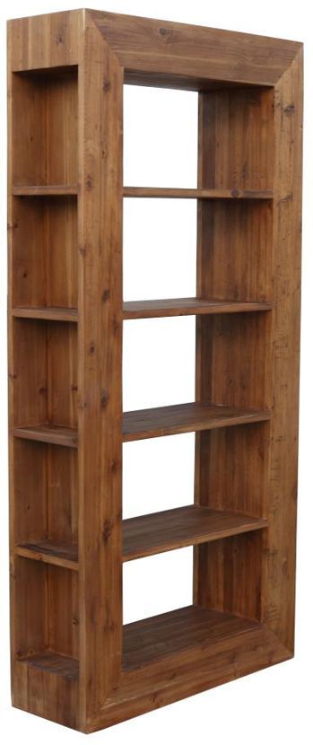 Nest Home Collections Haven Heirloom Natural Bookcase -0