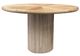 International Furniture Direct Giza Brown Round Dining Table-0