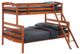 Night & Day Furniture™ Zest Bedroom Sesame Cherry Twin/Full Bunk Bed-0