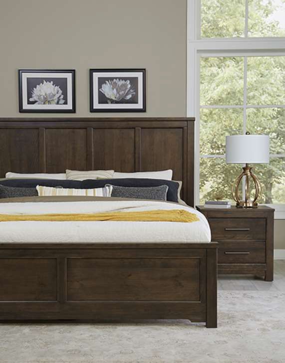 Artisan & Post by Vaughan-Bassett Crafted Cherry by Ben & Erin Napier Dark Cherry Nightstand-2