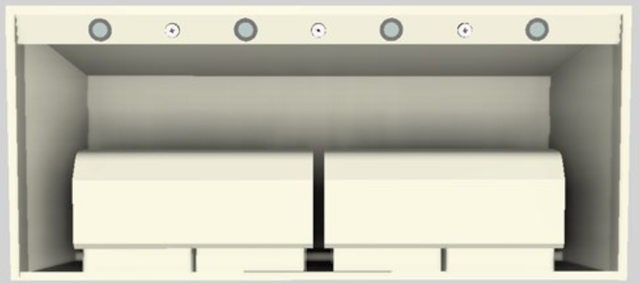 Vent-A-Hood® Designer Series 54" Biscuit Wall Mounted Range Hood-1