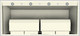 Vent-A-Hood® Designer Series 54" Biscuit Wall Mounted Range Hood-1