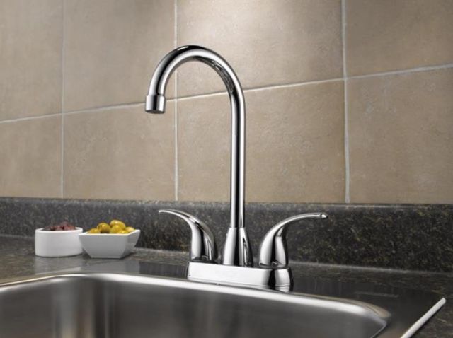 Peerless Core Chrome 2-Handle Bar-Prep Faucet-1