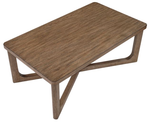 Homelegance® Blake Light Brown Rectangular Cocktail Table-3