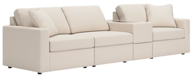 Modmax 4 Piece Modular Sectional with Storage Console Modmax 4 Piece Modular Sectional with Storage Console