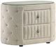 Coaster® Sonya Ivory Upholstered Nightstand-0
