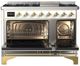 Ilve® Majestic II 48" Custom RAL Color Pro Style Dual Fuel Range-1