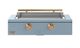 Caliber™ Rockwell Social 42" Bluestone Built-In Liquid Propane Outdoor Griddle with Gold Hardware-0