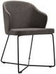 VIG Furniture Modrest Gia 2-Piece Gray Fabric Dining Chair Set-0