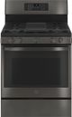 GE Profile™ 30" Fingerprint Resistant Black Stainless Free Standing Gas Range-0