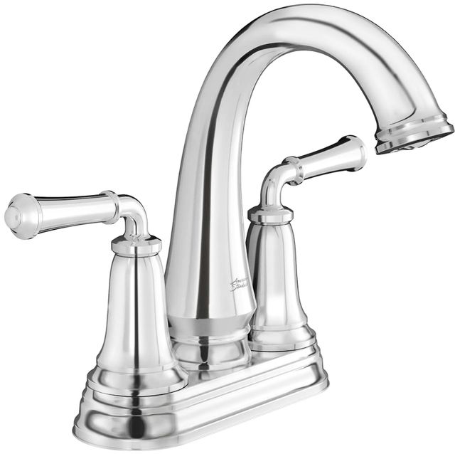 American Standard Delancey® Polished Chrome 4" Centerset 2-Handle Bathroom Faucet with Lever Handles-0