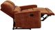 Coaster® Navarro Burnt Orange Upholstered Reclining Loveseat-5