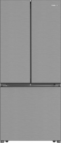 Blomberg® 30 in. 16.1 Cu. Ft. Fingerprint Free Stainless Steel Counter Depth French Door Refrigerator
