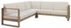 Linon Brinley 3-Piece Natural Fabric/Wooden Outdoor Sectional-0