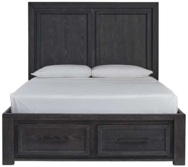 Signature Design by Ashley® FoSignature Design by Ashley® Foyland Brushed Black/Dusty Gray Brown Queen Storage Panel Bedyland Black/Brown Queen Panel Storage Bed-2