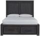 Signature Design by Ashley® FoSignature Design by Ashley® Foyland Brushed Black/Dusty Gray Brown Queen Storage Panel Bedyland Black/Brown Queen Panel Storage Bed-2