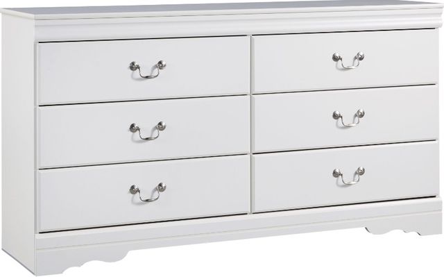 Signature Design by Ashley® Anarasia 5-Piece White Twin Sleigh Bed Set-2